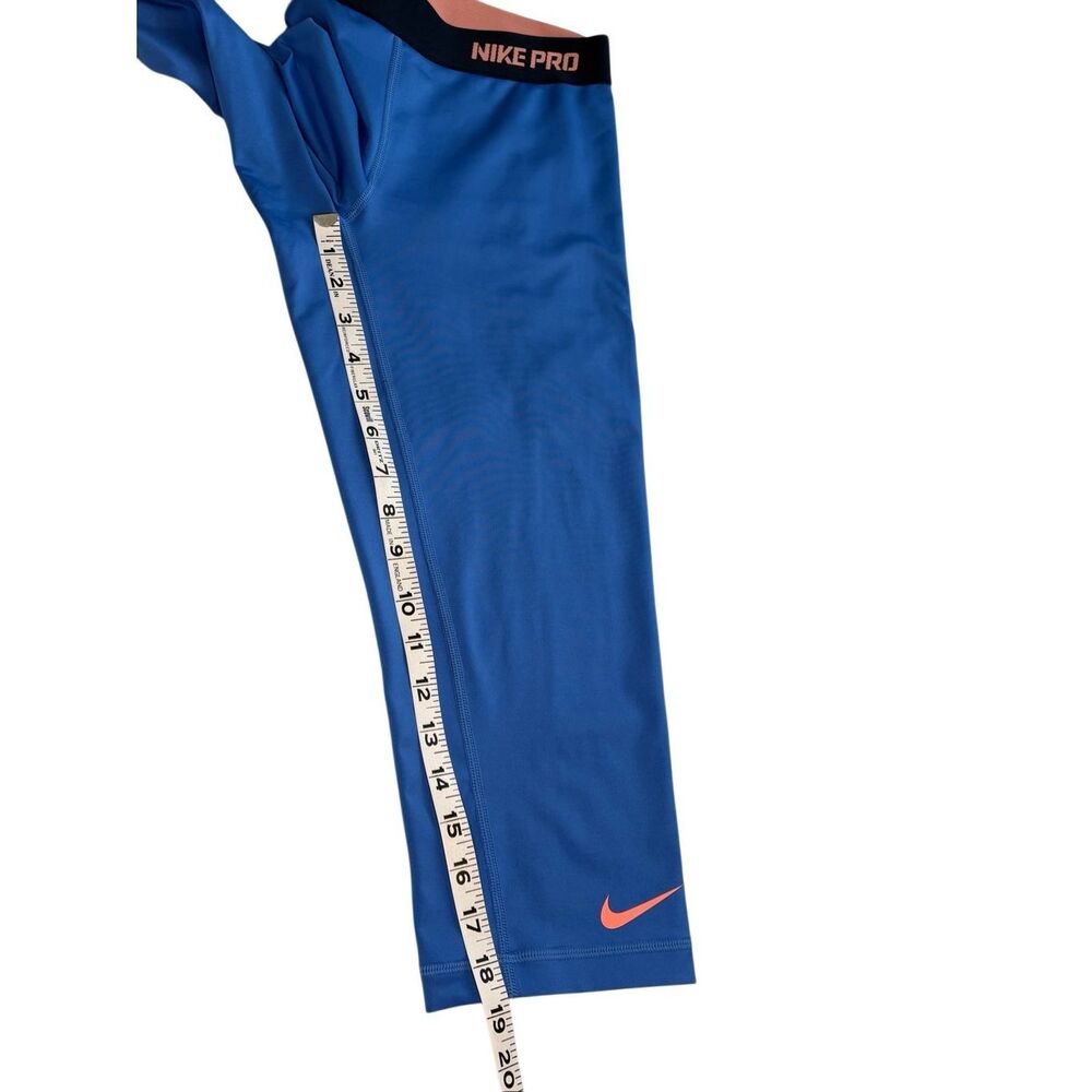 Nike Pro DriFit Capri leggings in sky blue - M - Picture 5 of 8